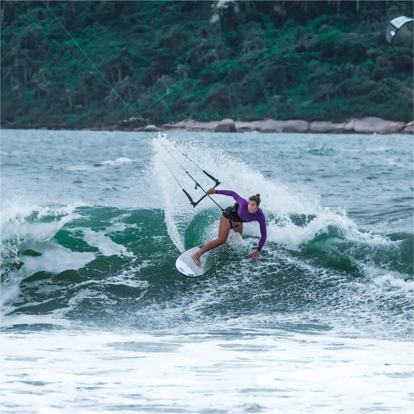 2023 Mystic Dames Lunar 2mm Longarm Voorkant Ritssluiting Shorty Wetsuit 35000.230112 - Sunset Purple